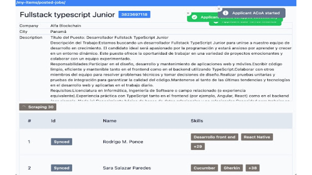 Talent AI - Chrome Extension