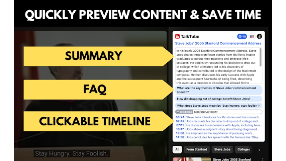 Talktube - Chrome Extension