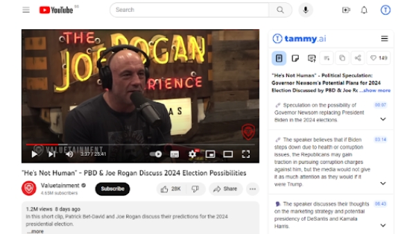 Tammy AI - Chrome Extension