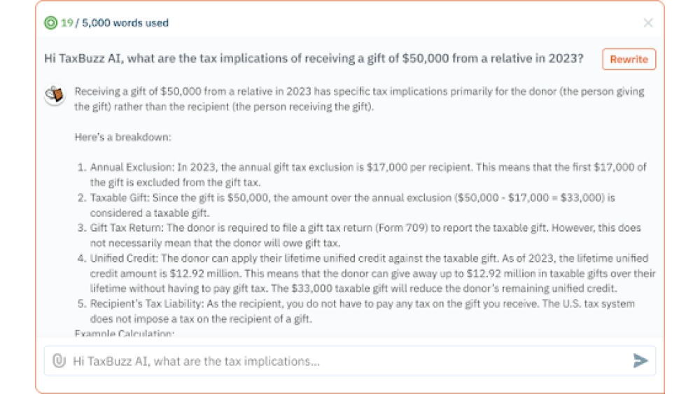 TaxBuzz Ai - Chrome Extension