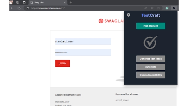 TestCraft - Chrome Extension