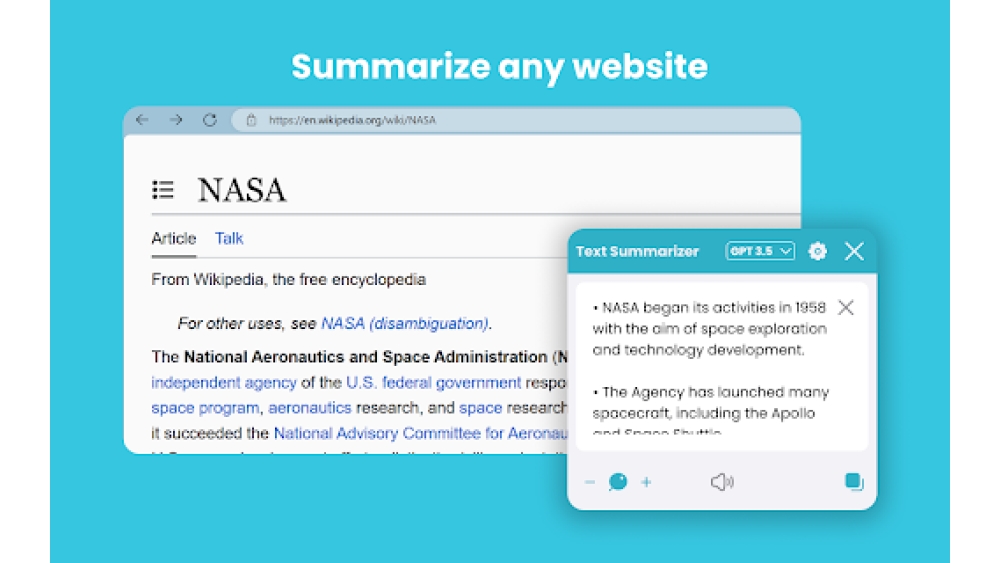 Text Summarizer - Chrome Extension