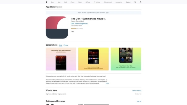 The Gist - Summarized News