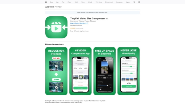 TinyVid Video Compressor