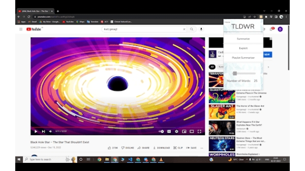 TL;DWR - Chrome Extension