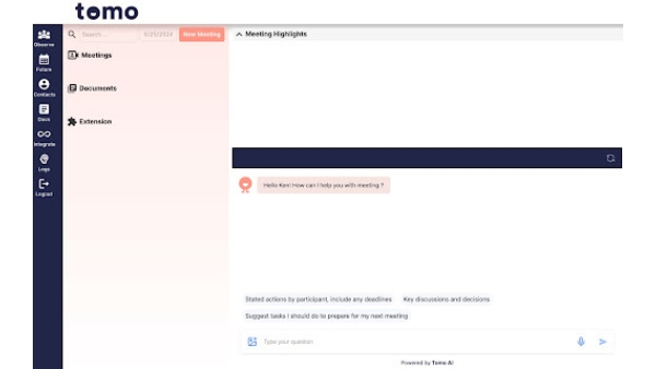 Tomo AI - Chrome Extension