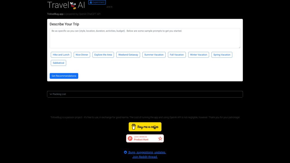 TraAIvelBug.app & Voyage AI