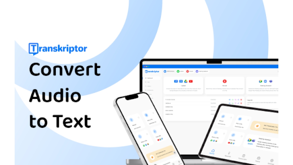 Transkriptor - Chrome Extension