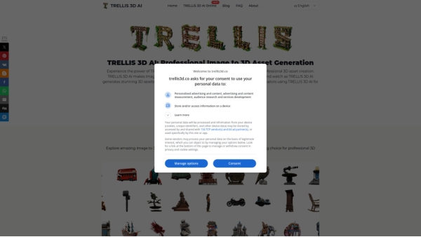 TRELLIS 3D AI