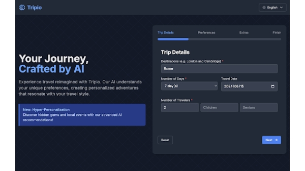 Tripio - Chrome Extension