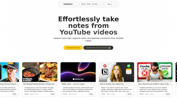 TubeMemo