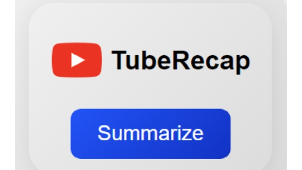 TubeRecap - Chrome Extension