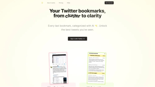 Twitter Bookmarks Manager
