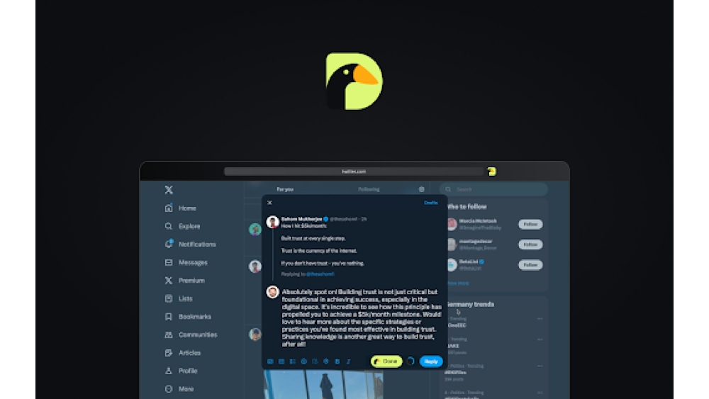 Twitter Engagement AI - Chrome Extension