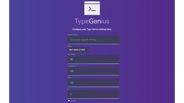 Type Genius - Chrome Extension