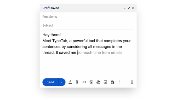 TypeTab - Chrome Extension