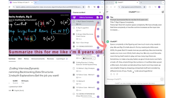 Udemy Summary: Harness the Power of ChatGPT - Chrome Extension