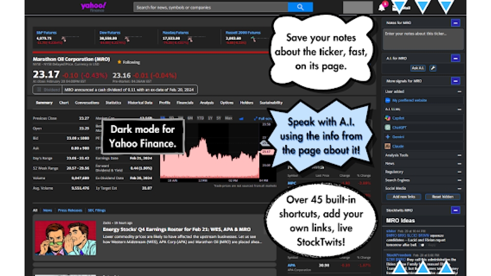 uFinance - Chrome Extension