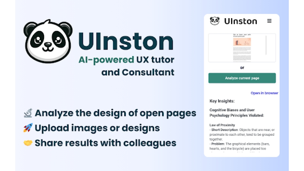 UInston - Chrome Extension