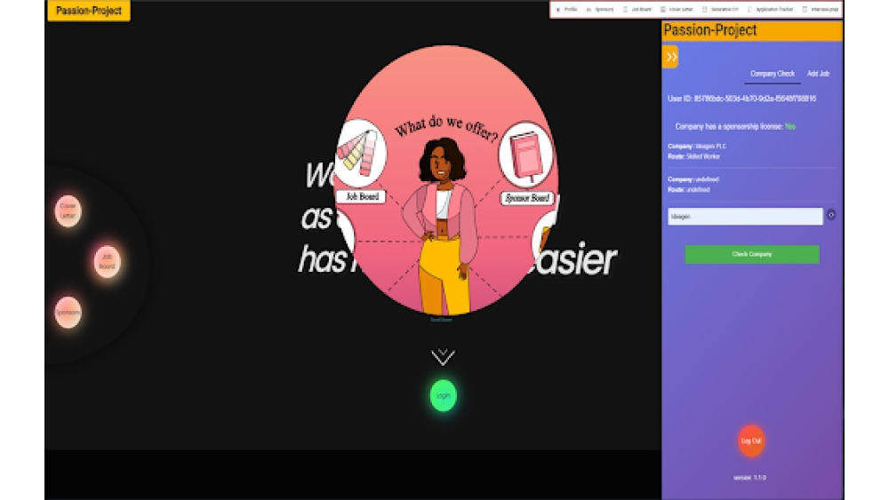 UK Sponsorship AI Companion - Chrome Extension