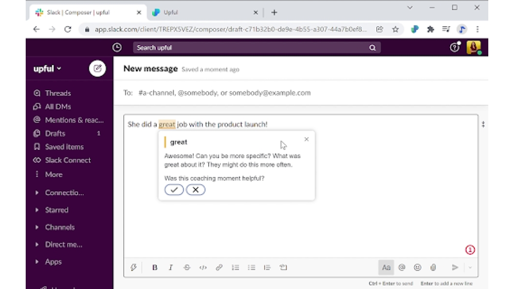 Upful - Chrome Extension