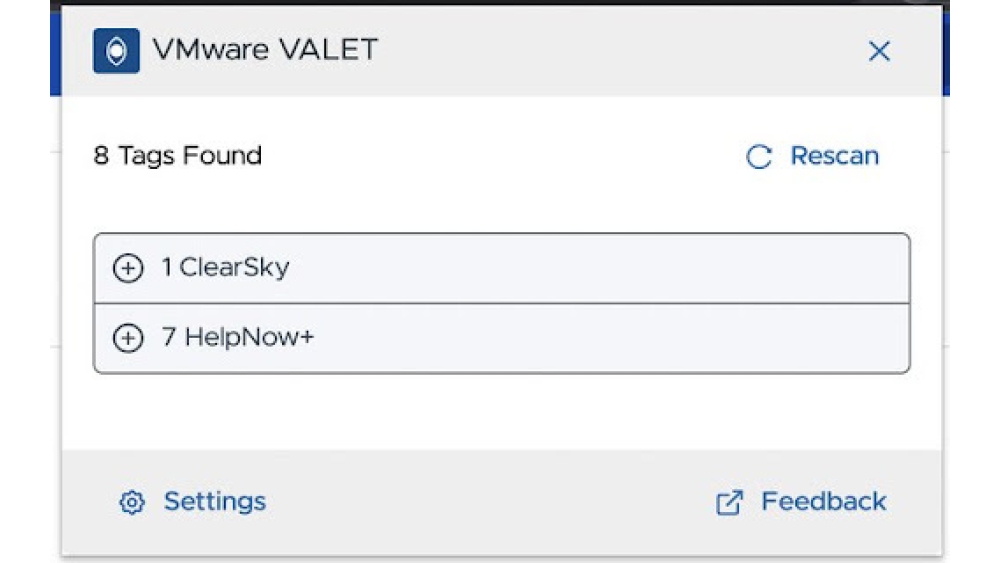 VALET - Chrome Extension