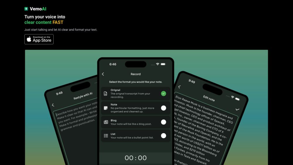 Vemo - AI Meeting Note Taker