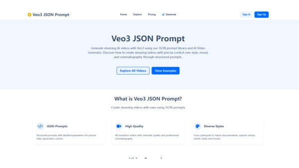 Veo3 JSON Prompt