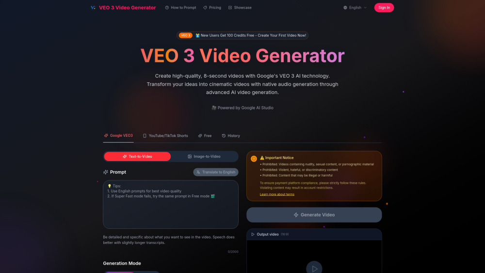 veo 3 free video generator