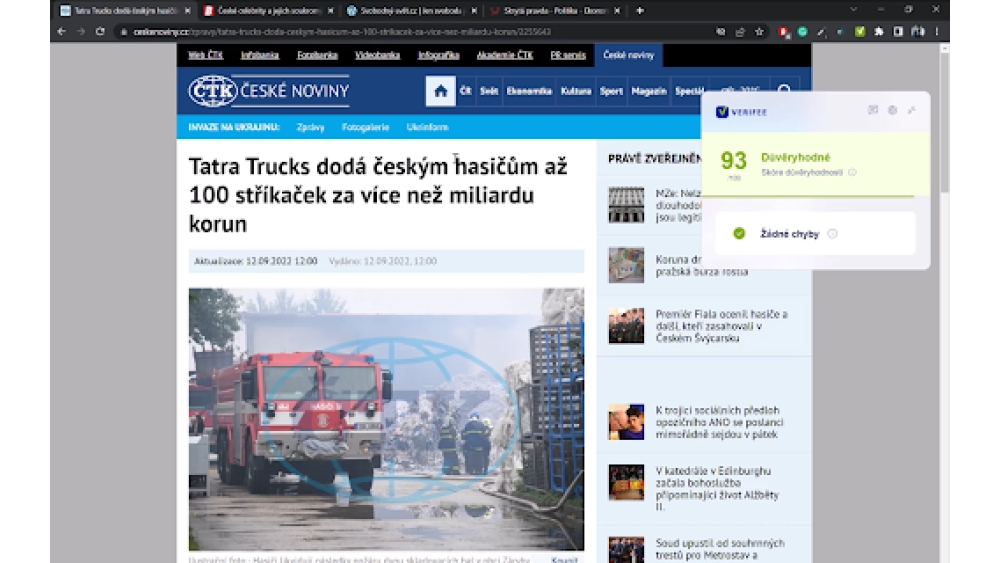 Verifee - Chrome Extension