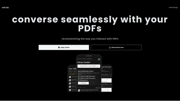 VERSE - chat with PDFs