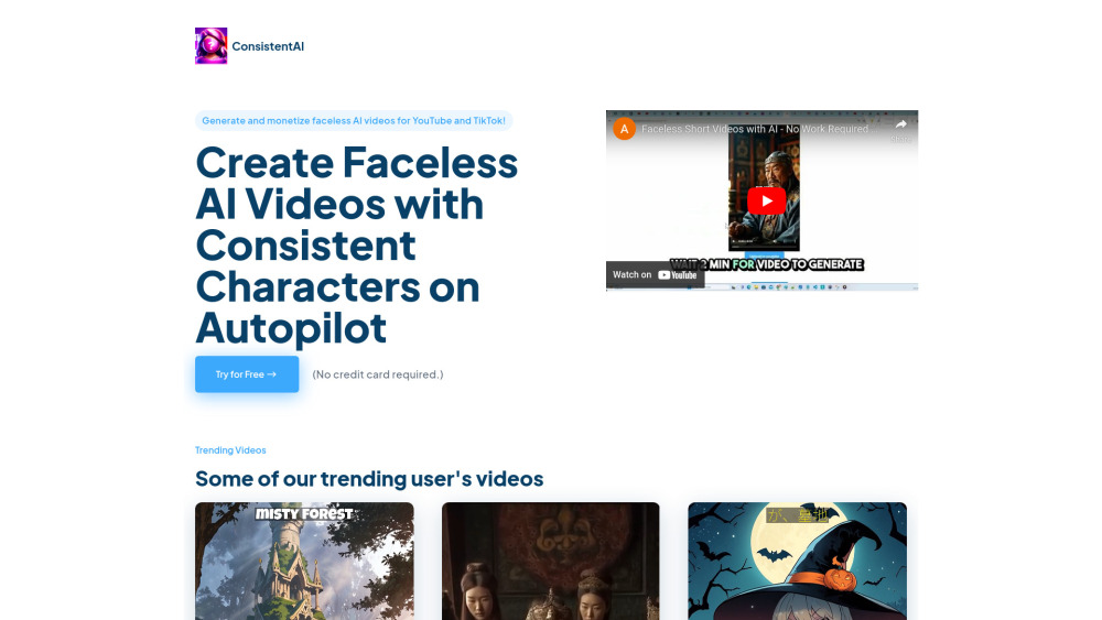 Video Generator for Consistent & Custom Characters with Motion