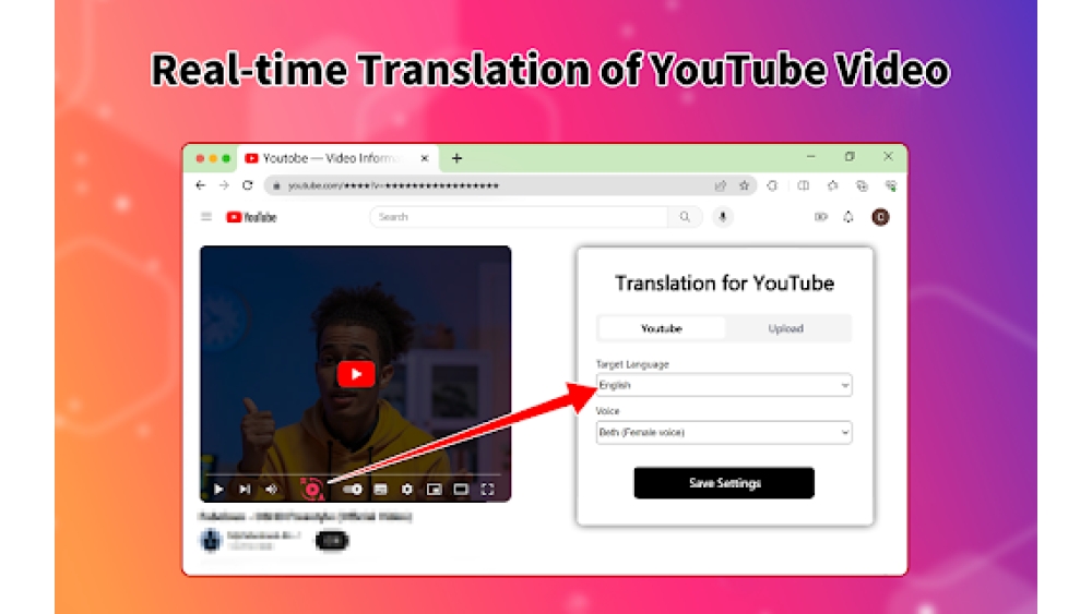 Video Translator - Chrome Extension