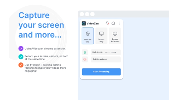 VideoZen - Chrome Extension