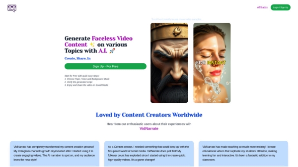 VidNarrate