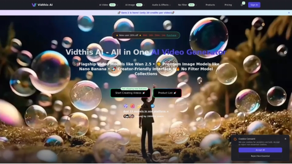 Vidthis: All In One AI Video Generator