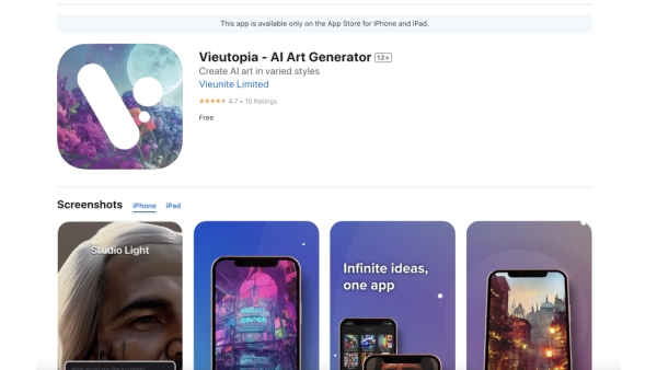 Vieutopia - AI Art Generator