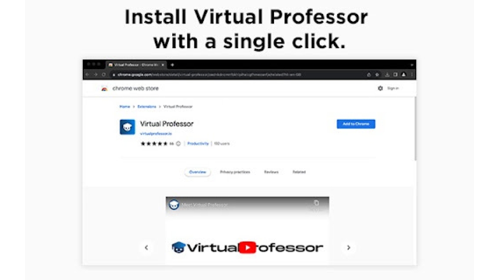 Virtual Professor - Chrome Extension