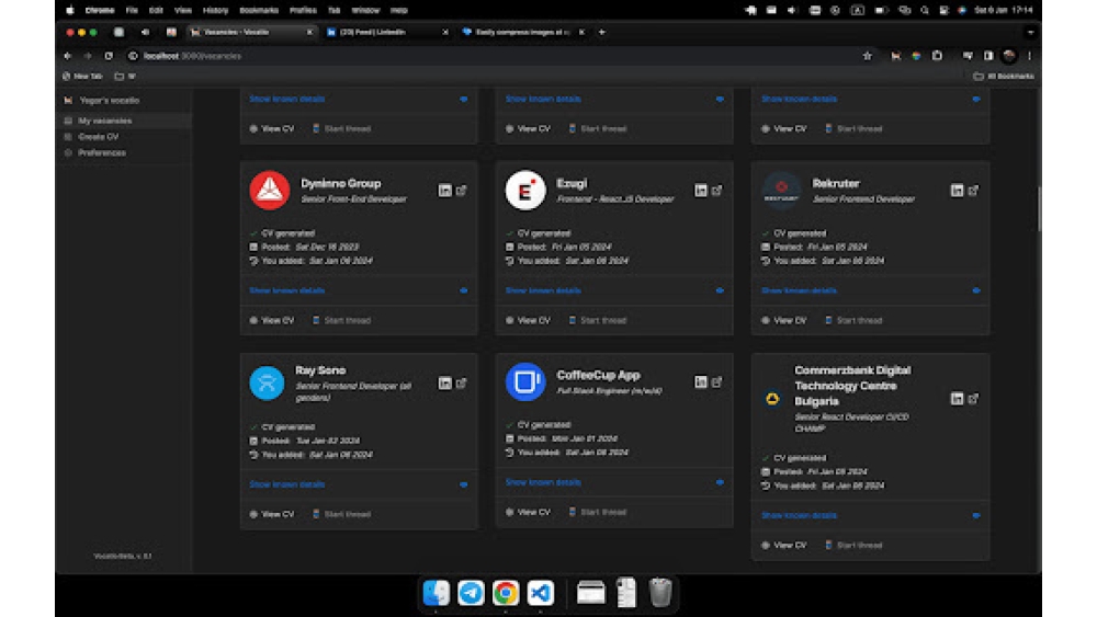 Vocatio - Chrome Extension