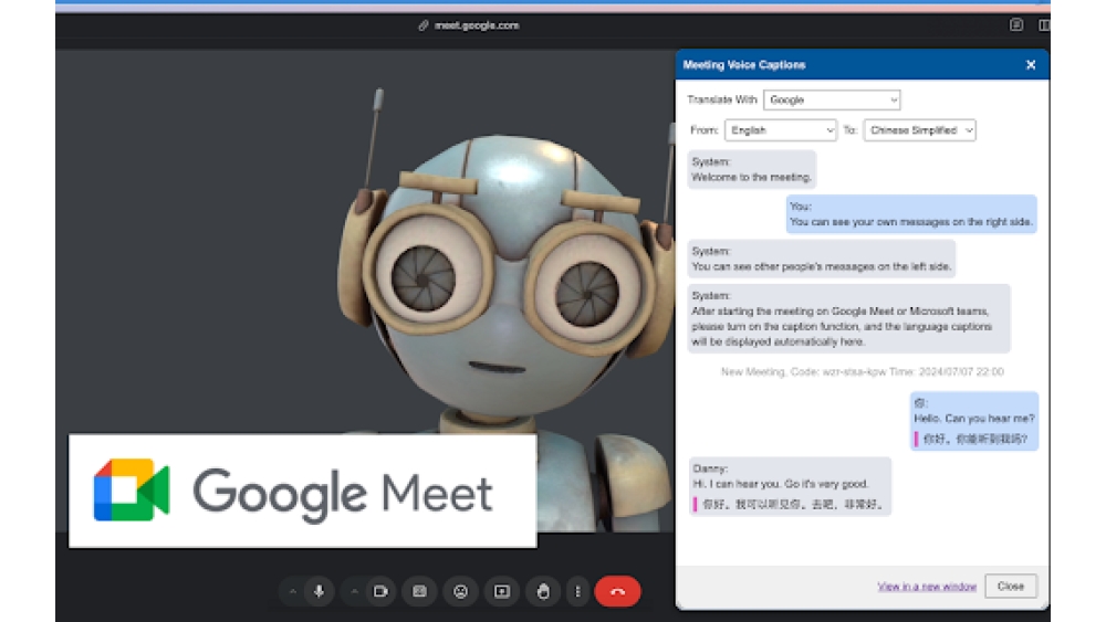 Voice Caption Translator - Chrome Extension