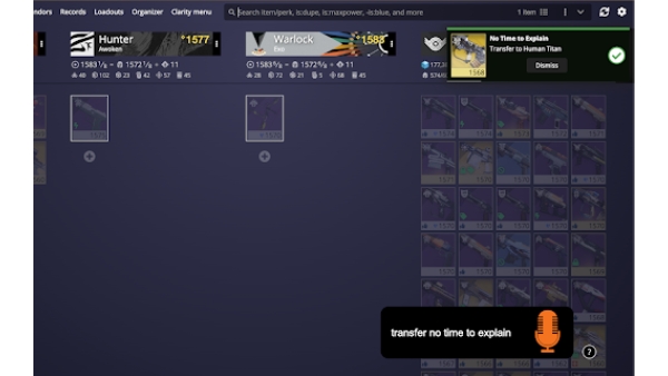 Voice DIM - Chrome Extension