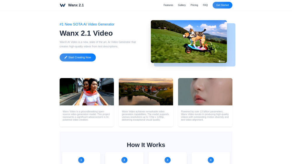 WanX AI Video Generator