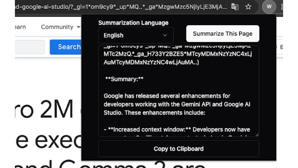 Web Distiller AI - Chrome Extension