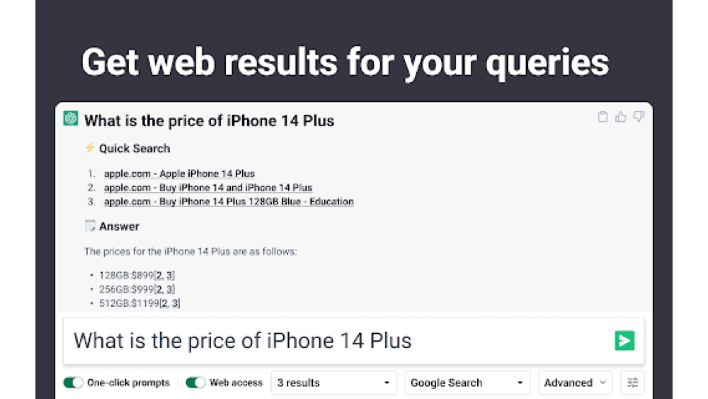 WebChatGPT - Chrome Extension