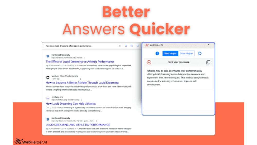 WebHelper.AI - Chrome Extension