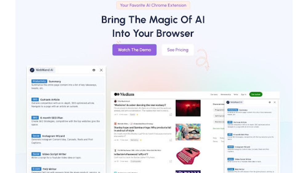 WebWand - Chrome Extension