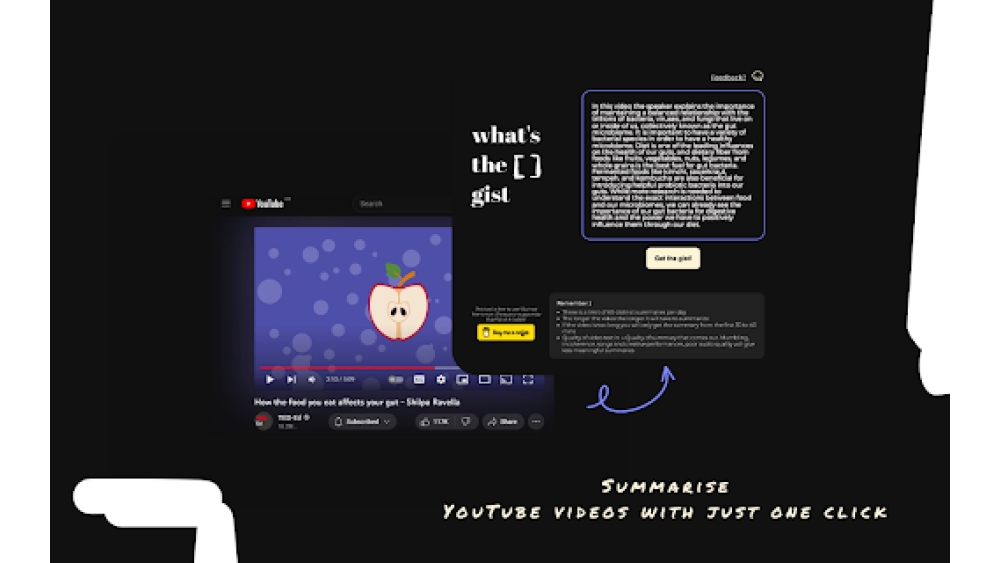 What's the gist - Chrome Extension