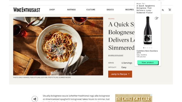 Wine Pair by SommifyAI - Chrome Extension