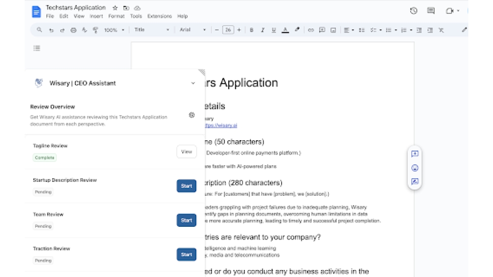 Wisary Assistant - Chrome Extension