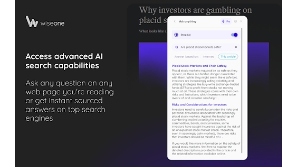 Wiseone - Chrome Extension